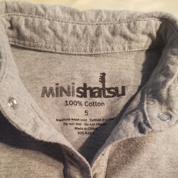 Mini Shiatsu Set of 3 Long Sleeved Shirts sz5 - Picture 6 of 14